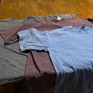 Caribbean Assorted Blue and Purple Short Sleeve Tees